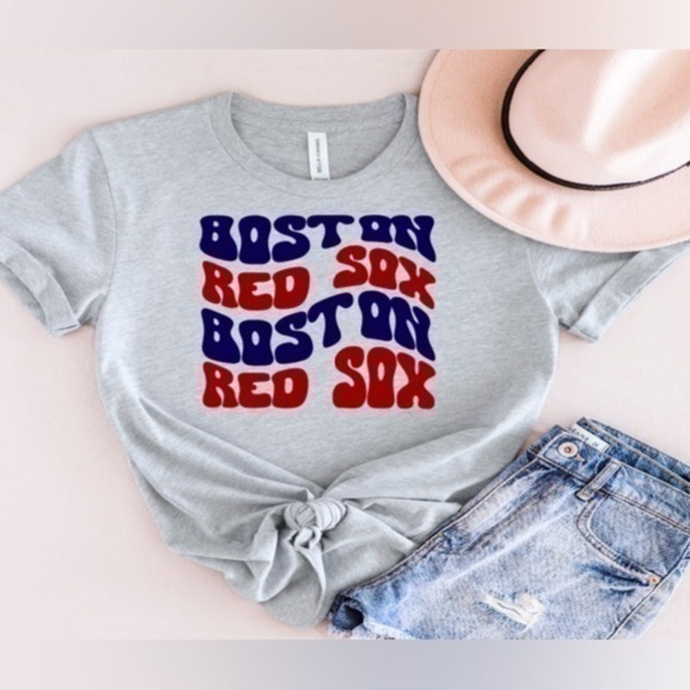 Boston Red Sox Wavy Tee